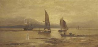 Charles A. Lodder - Largs, the mouth of the Findhorn