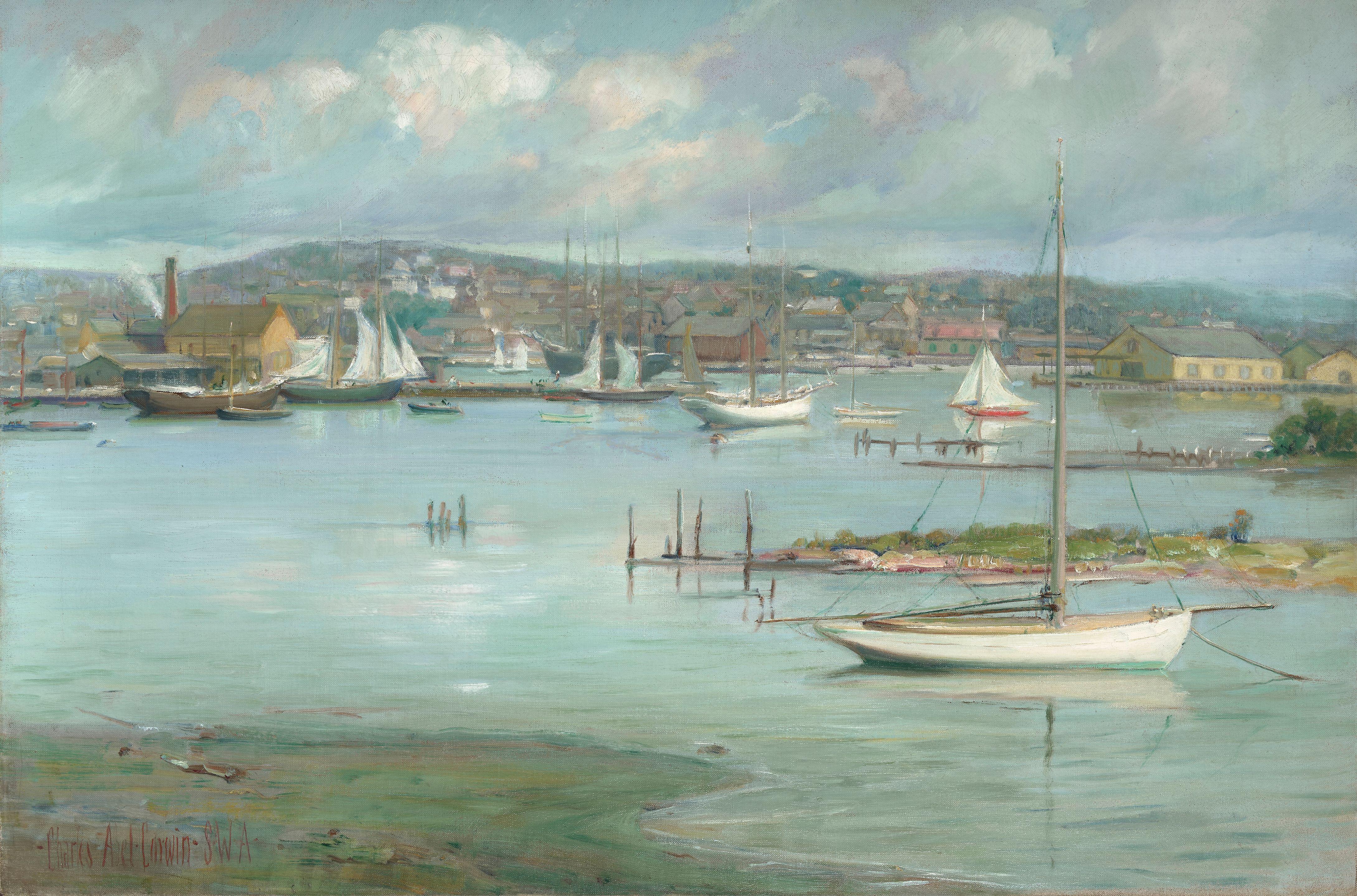 Charles Abel Corwin - Inner Harbor, Gloucester