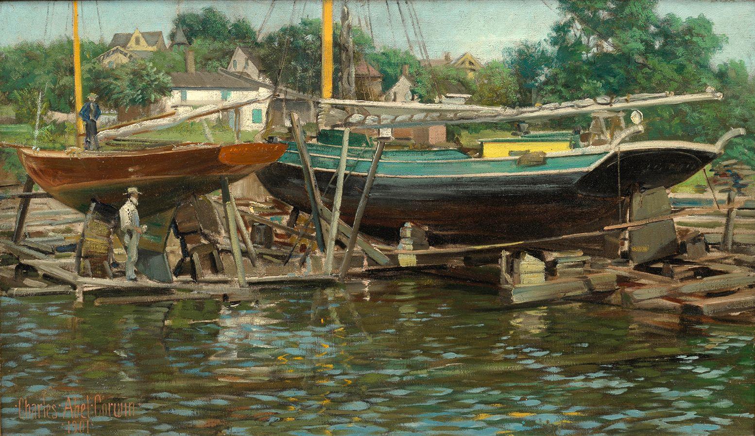 Charles Abel Corwin - Youth and Old Age (Gloucester, Mass.)