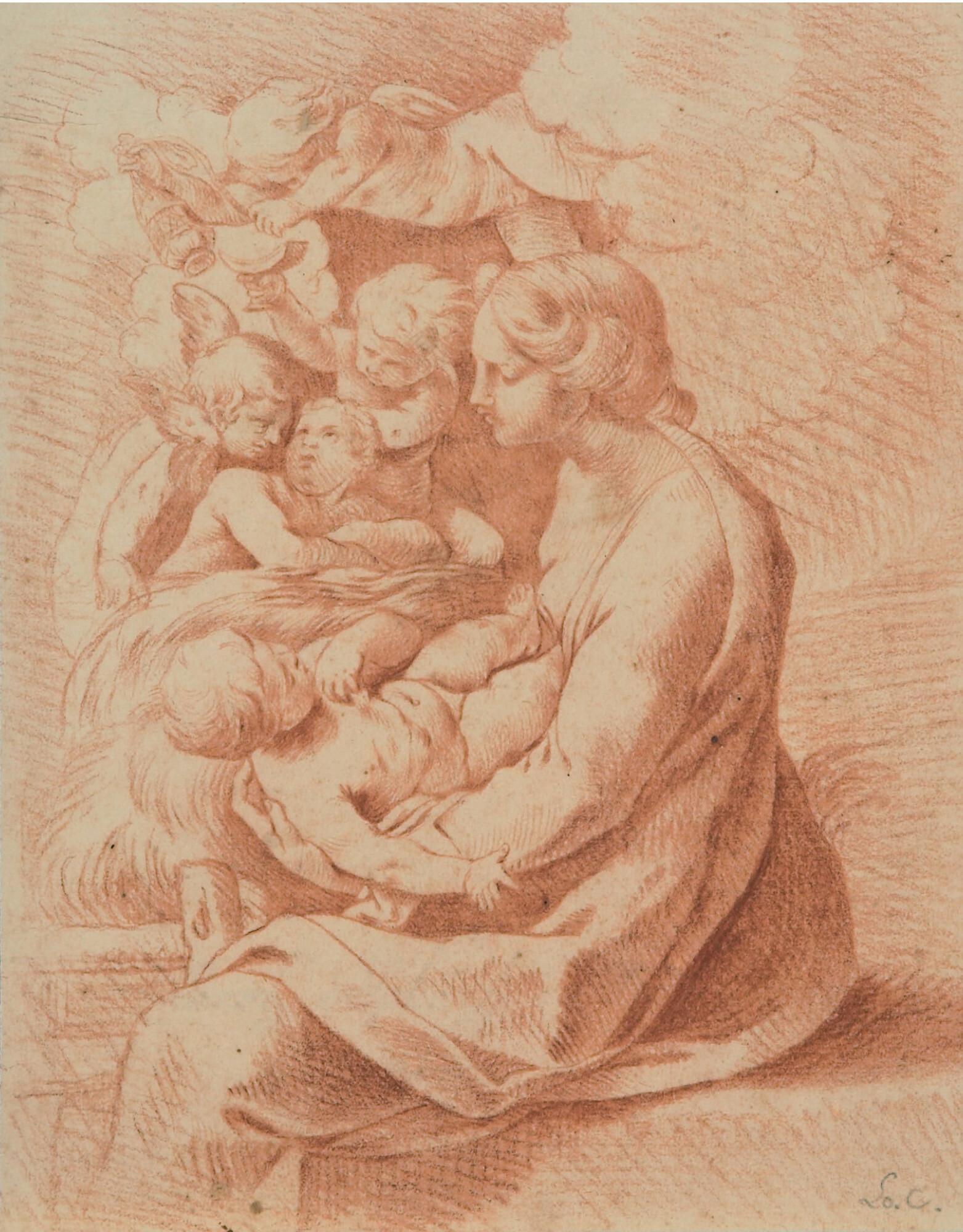 Charles Alphonse Dufresnoy - Madonna mit dem Kind.