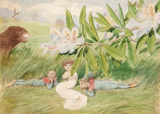 Charles Altamont Doyle - In the shade