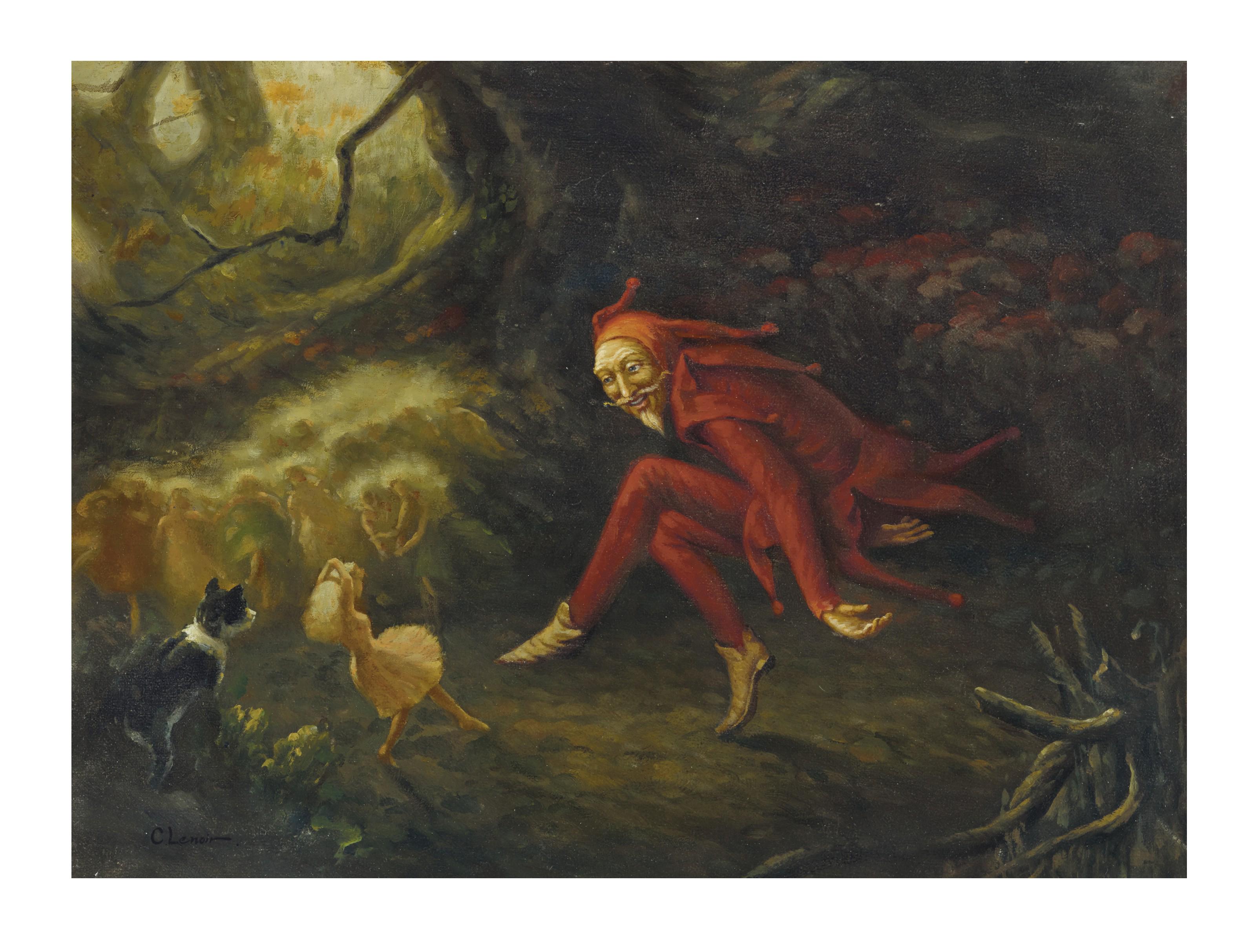 Charles-Amable Lenoir - The Meeting of Hop-Frog and Trippetta