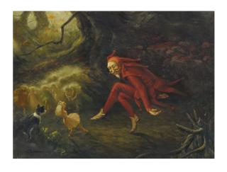 Charles-Amable Lenoir - The Meeting of Hop-Frog and Trippetta