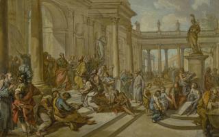 Charles Amédée Philippe Van Loo - The School Of Athens