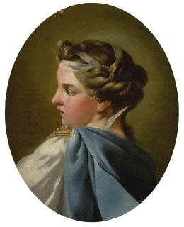 Charles-André Van Loo - Portrait Of A Lady, Bust Length