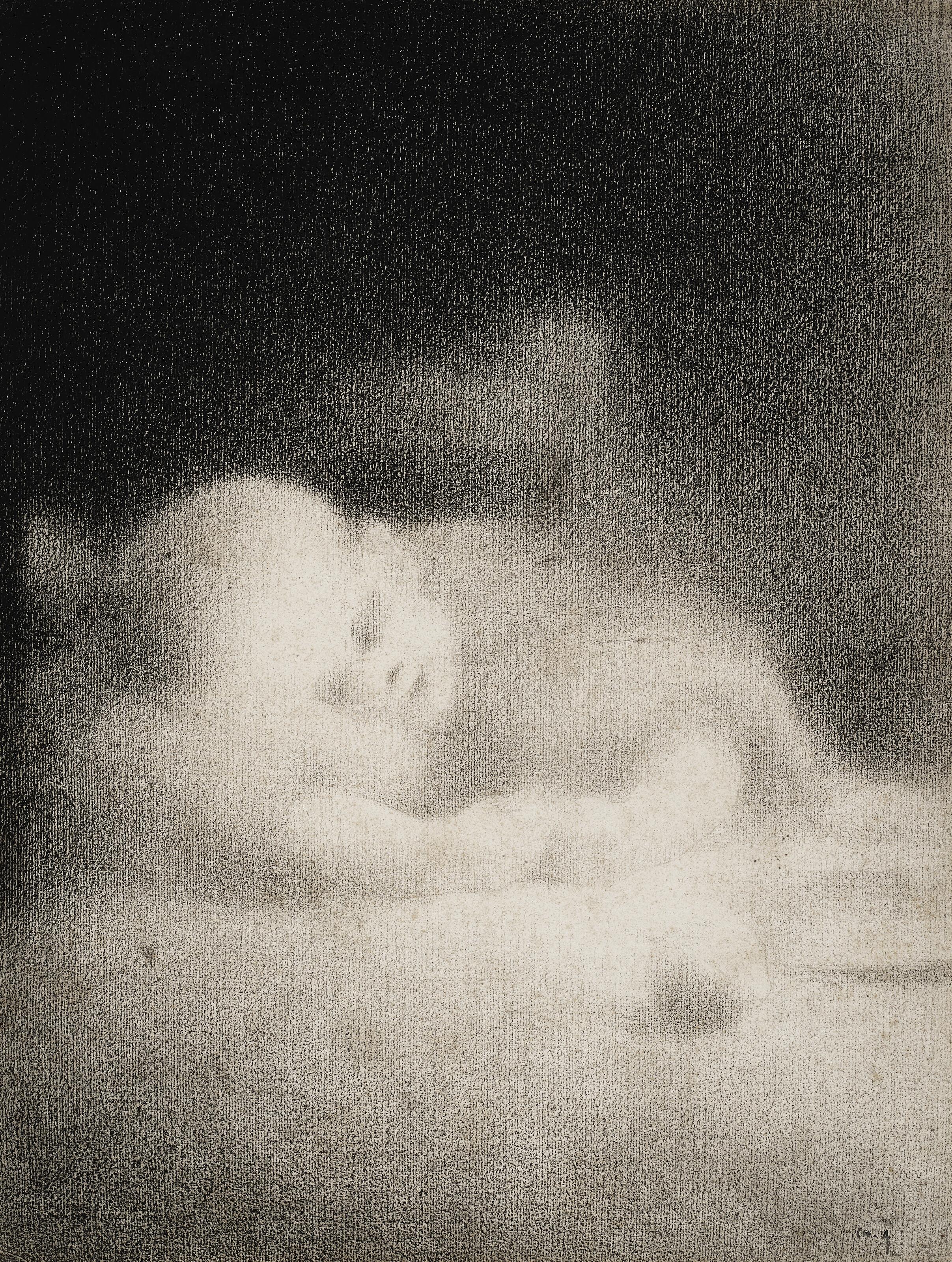 Charles Angrand - Etude d\'enfant dormant