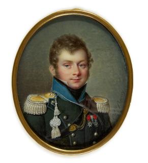 Charles Antoine Claude Berny D\'Ouvillé - Portrait Of Charles Berny, Circa 1820