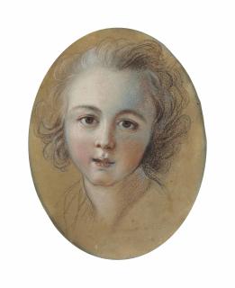 Charles-Antoine Coypel - Tête D\'Enfant