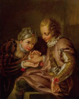 Charles-Antoine Coypel - The Fortune Teller