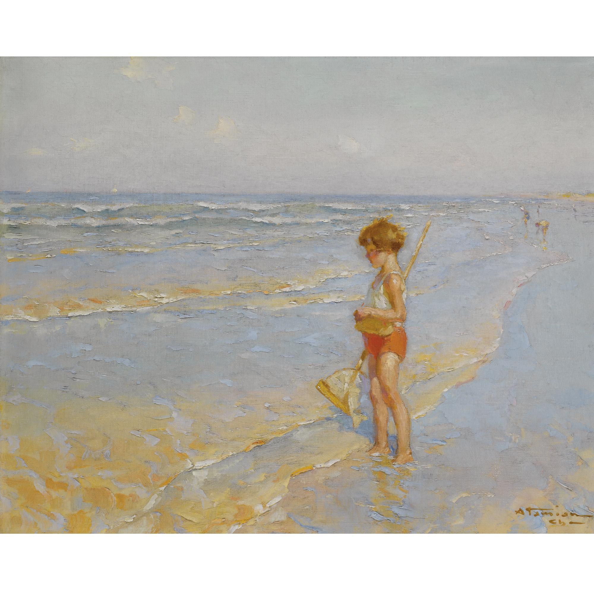 Charles Atamian - Armenian Playing On The Beach