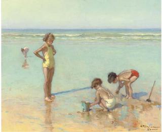 Charles Atamian - La Partie de Plage