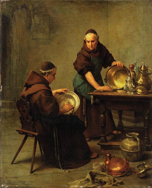 Charles-Baptiste Schreiber - Veille de fete (Eve of the celebration)