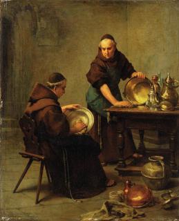 Charles-Baptiste Schreiber - Veille de fete (Eve of the celebration)