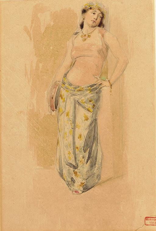 Charles Bargue - Study For L\'Aimée