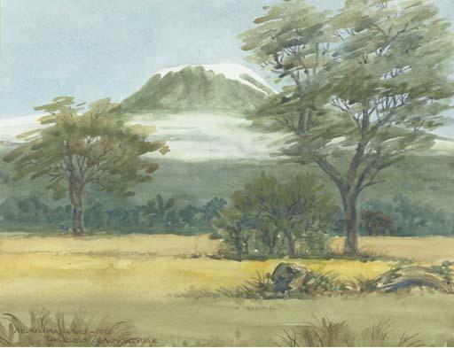 Charles Baskerville - Mount Kilimanjaro At Dusk