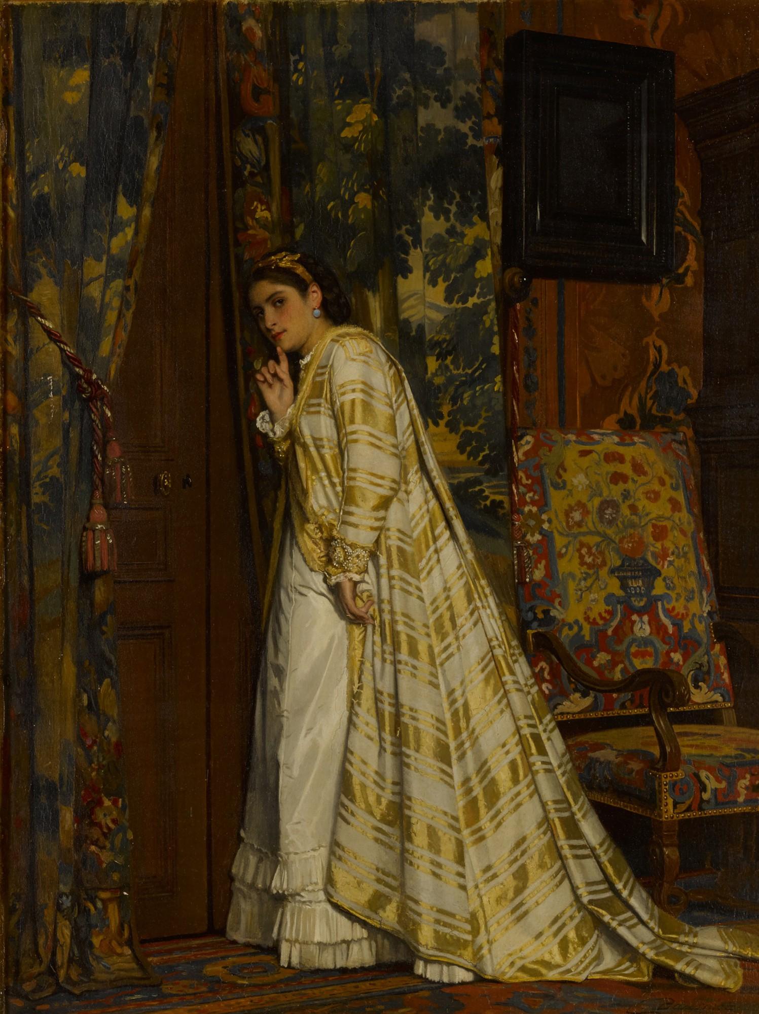 Charles Baugniet - Behind Closed Doors