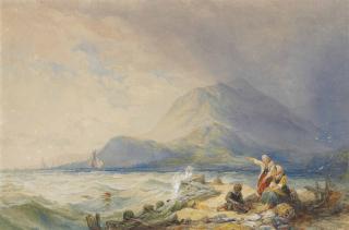 Charles Bentley, O.W.S. - Combe Martin, Devon