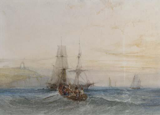 Charles Bentley - Shipping off a coast