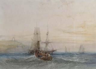Charles Bentley - Shipping off a coast