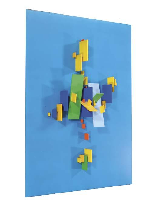 Charles Biederman - Structuralist Work, no. 59, Red Wind