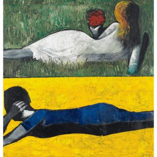 Charles Blackman - Australian Double Image Iv