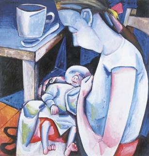 Charles Blackman - Barbara and Auguste