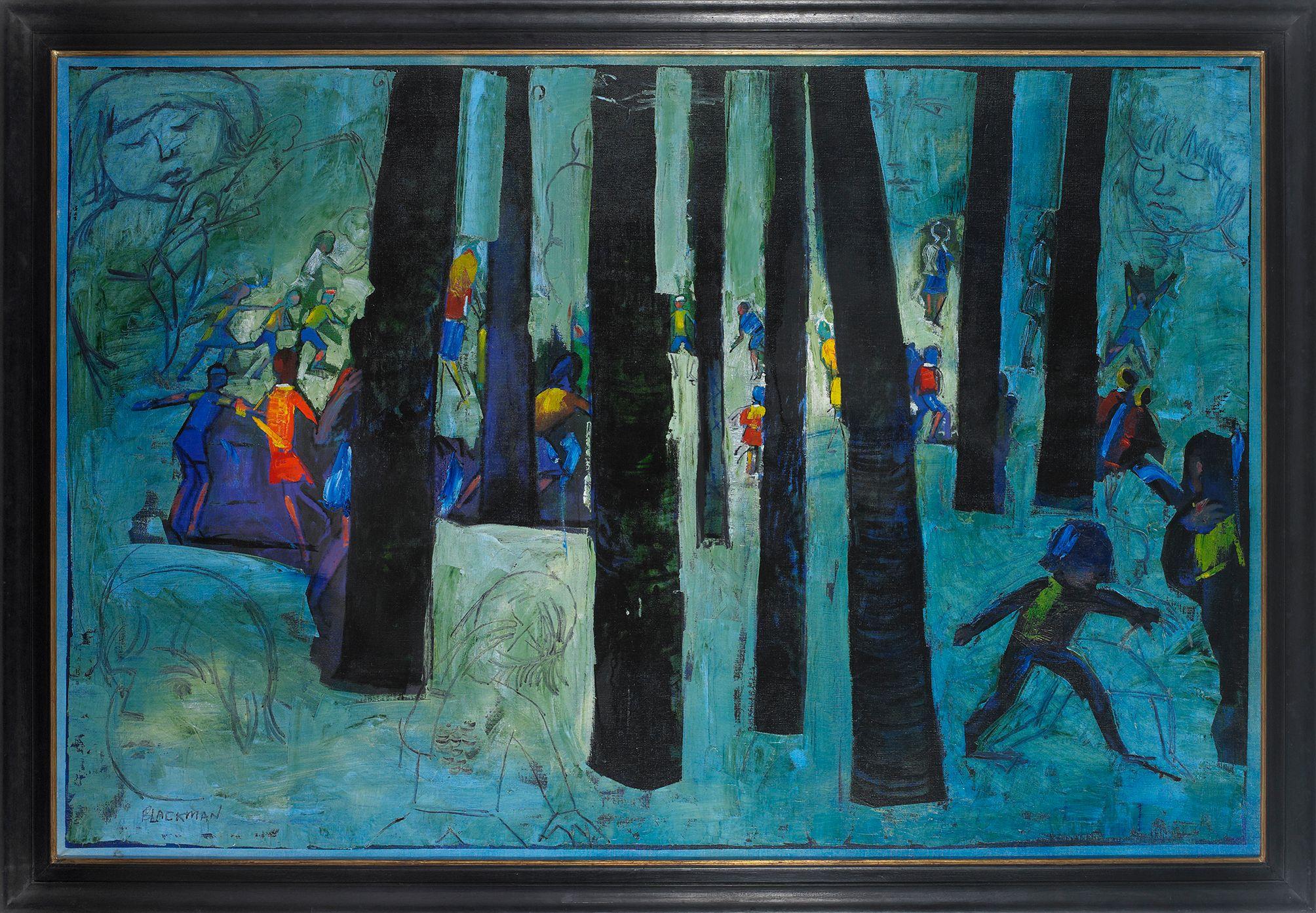 Charles Blackman - Children in the Woods, c.1980