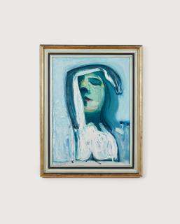 Charles Blackman - Girl in Landscape, c.1962