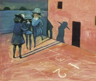 Charles Blackman - Hopscotch
