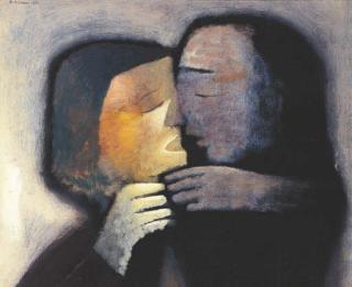 Charles Blackman - The Kiss
