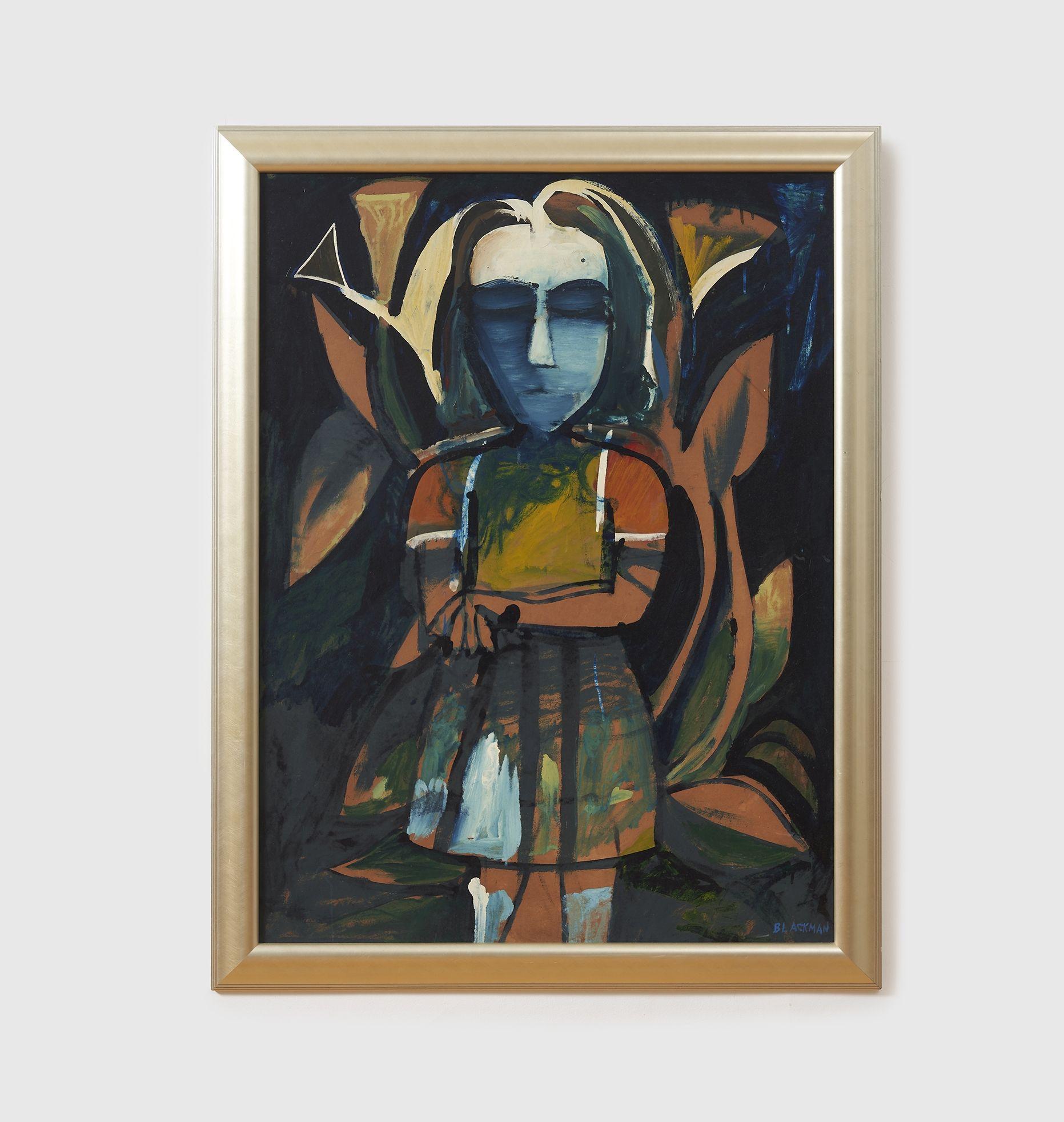 Charles Blackman - Tropical Garden (Portrait of Barbara Blackman), c.1955