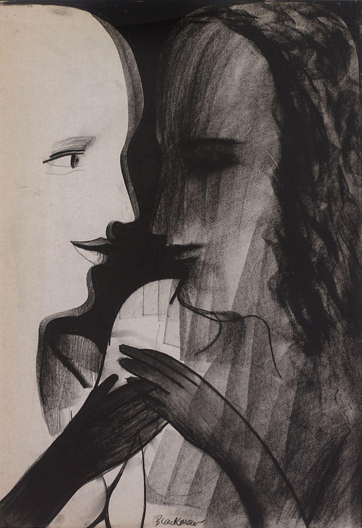 Charles Blackman - Two Girls, c.1967