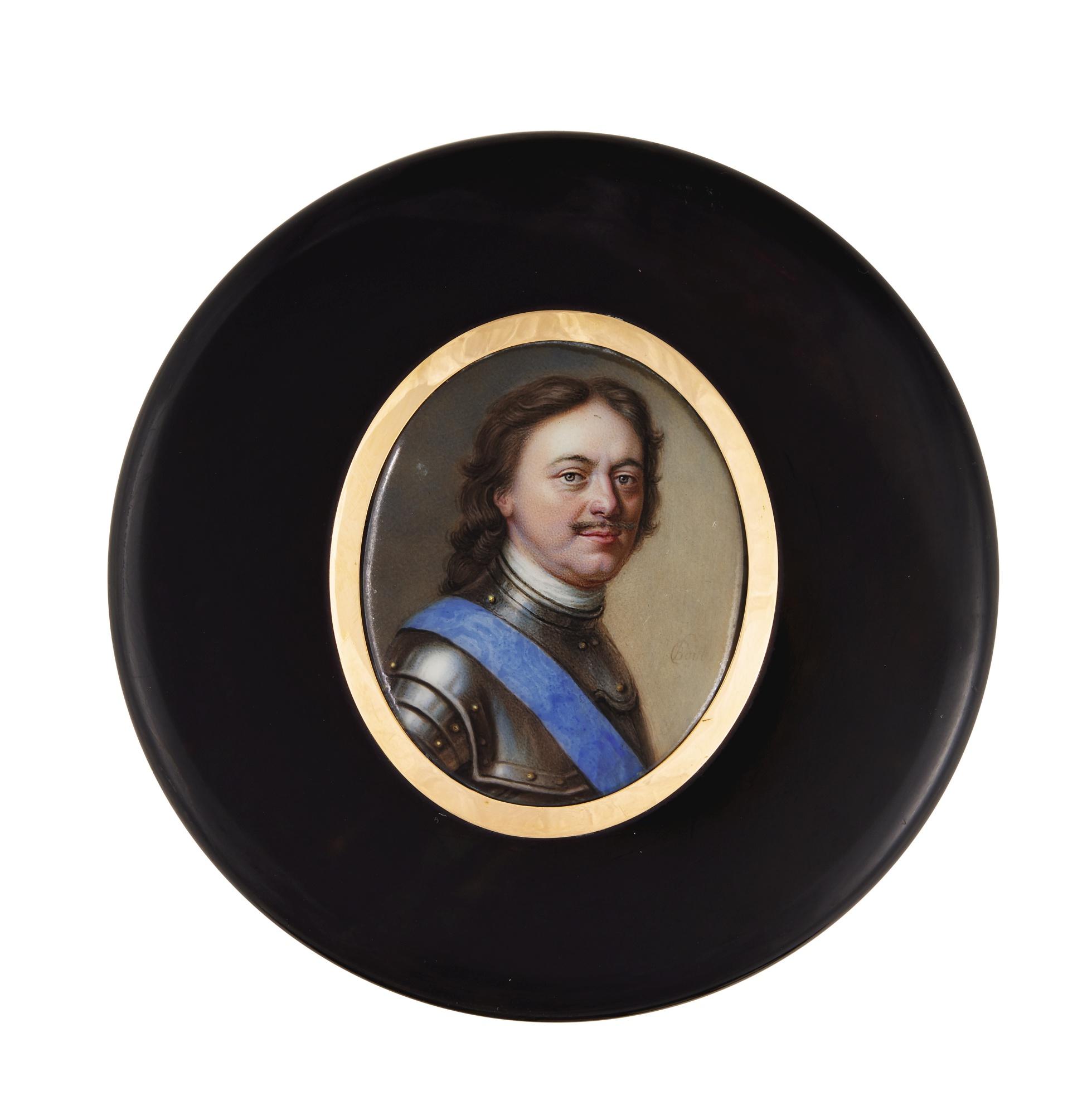 Charles Boit - Portrait Of Peter The Great, Emperor Of Russia (1672-1723)