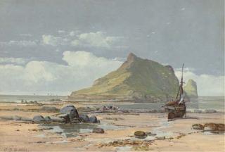 Charles Brooke Branwhite - Kelp Gathering At Low Tide