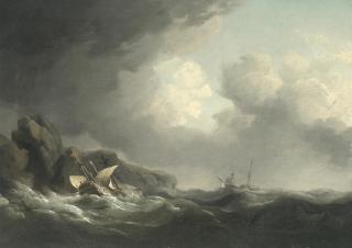 Charles Brooking - The wreck of the Nuestra Senora off Beachy Head, November 1746