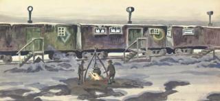 Charles Burchfield - Freight Car Dwellings
