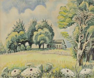 Charles Burchfield - Little House In August - East Of Line Lake - Western New York