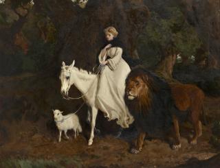 Charles Burton Barber, ROI - The lamb with the lion