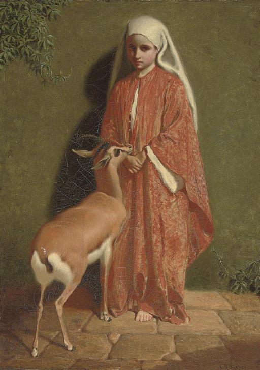 Charles Burton Barber - A favourite pet