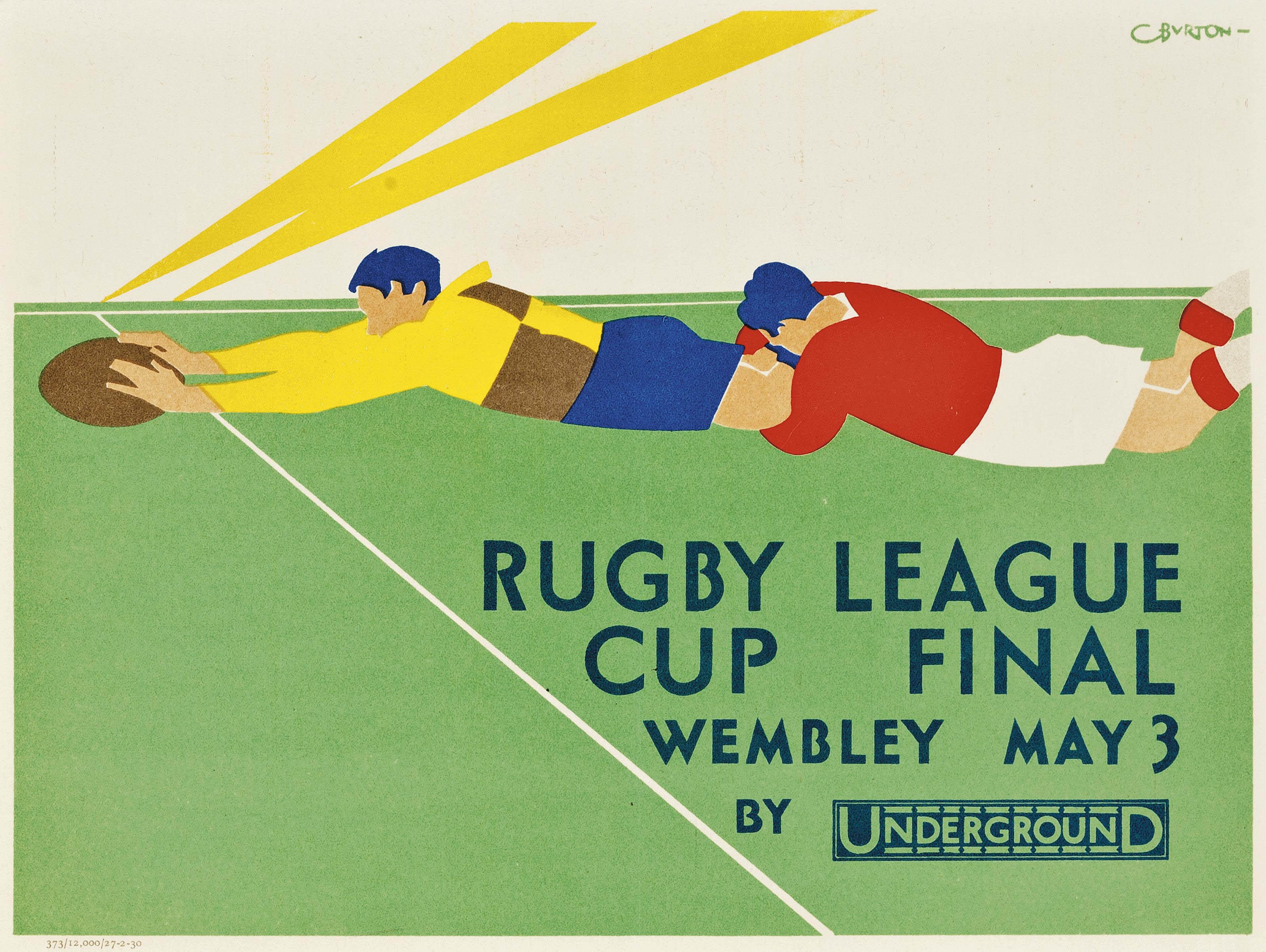 Charles Burton - Rugby League Cup Final