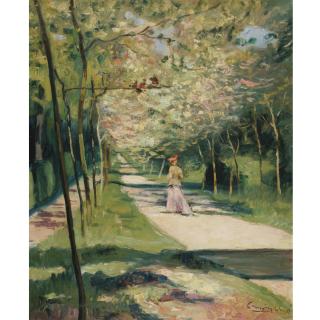 Charles Camoin - Allée Au Parc De Saint Cloud