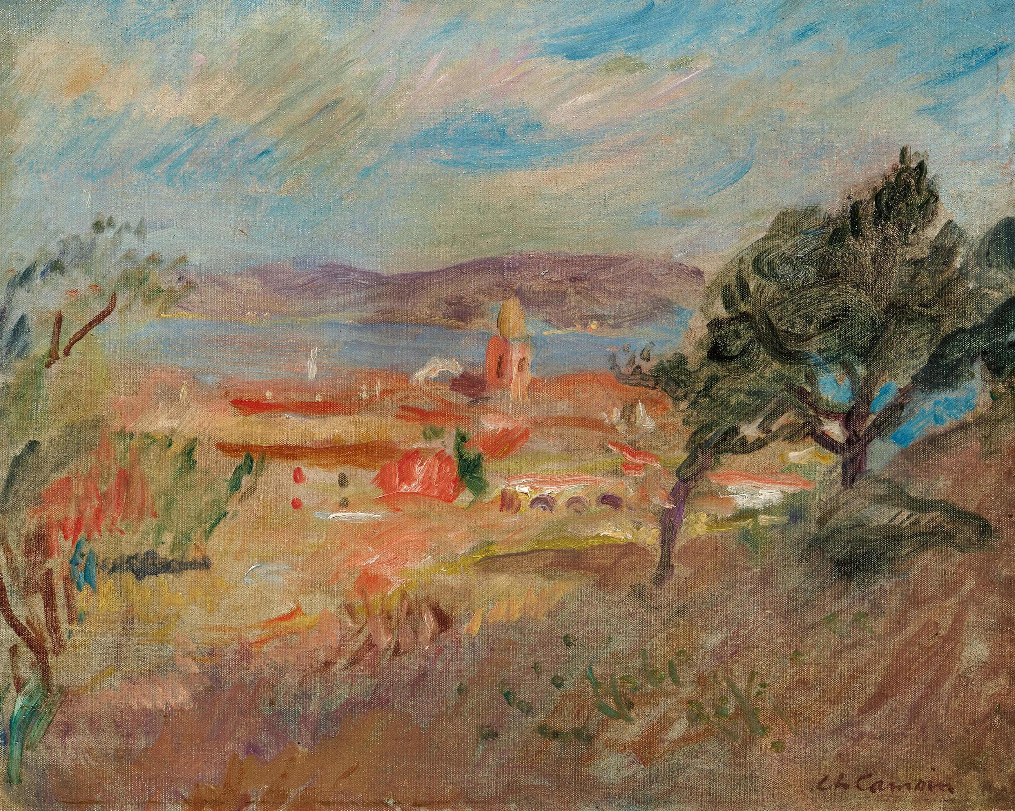 Charles Camoin - Ansicht von Saint Tropez.