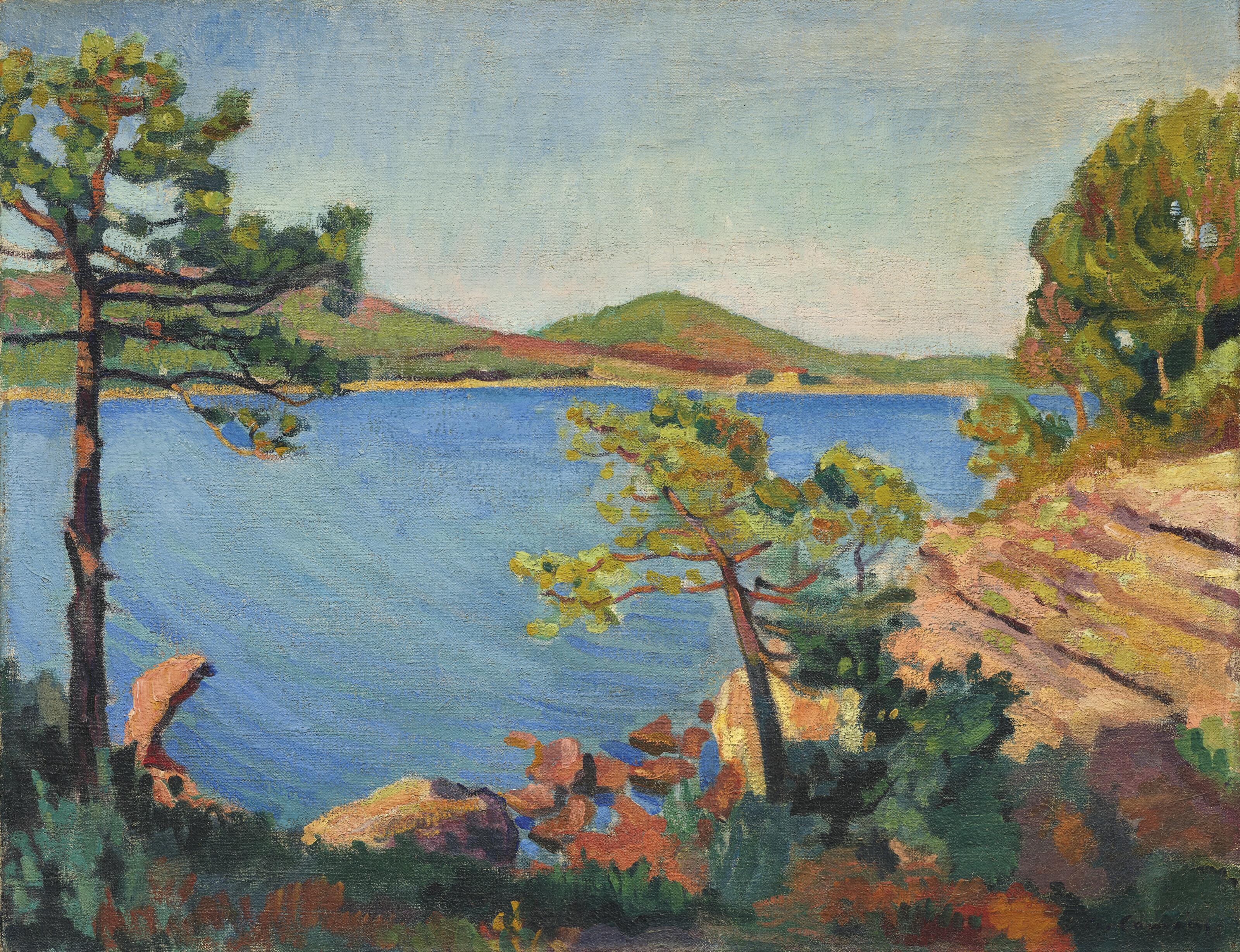 Charles Camoin - Bord de mer en Corse