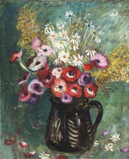 Charles Camoin - Bouquet d\'anémones