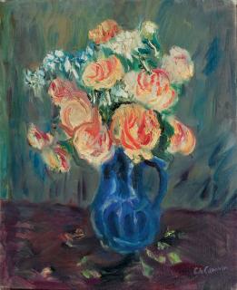Charles Camoin - Bouquet de roses