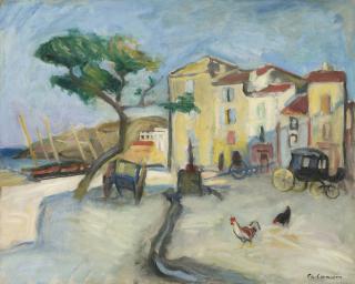 Charles Camoin - Coin Du Port À Cassis