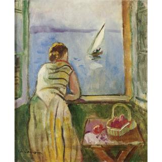 Charles Camoin - Jeune Femme À La Fenêtre
