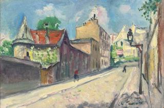 Charles Camoin - La rue d\'Orchamps, Montmartre