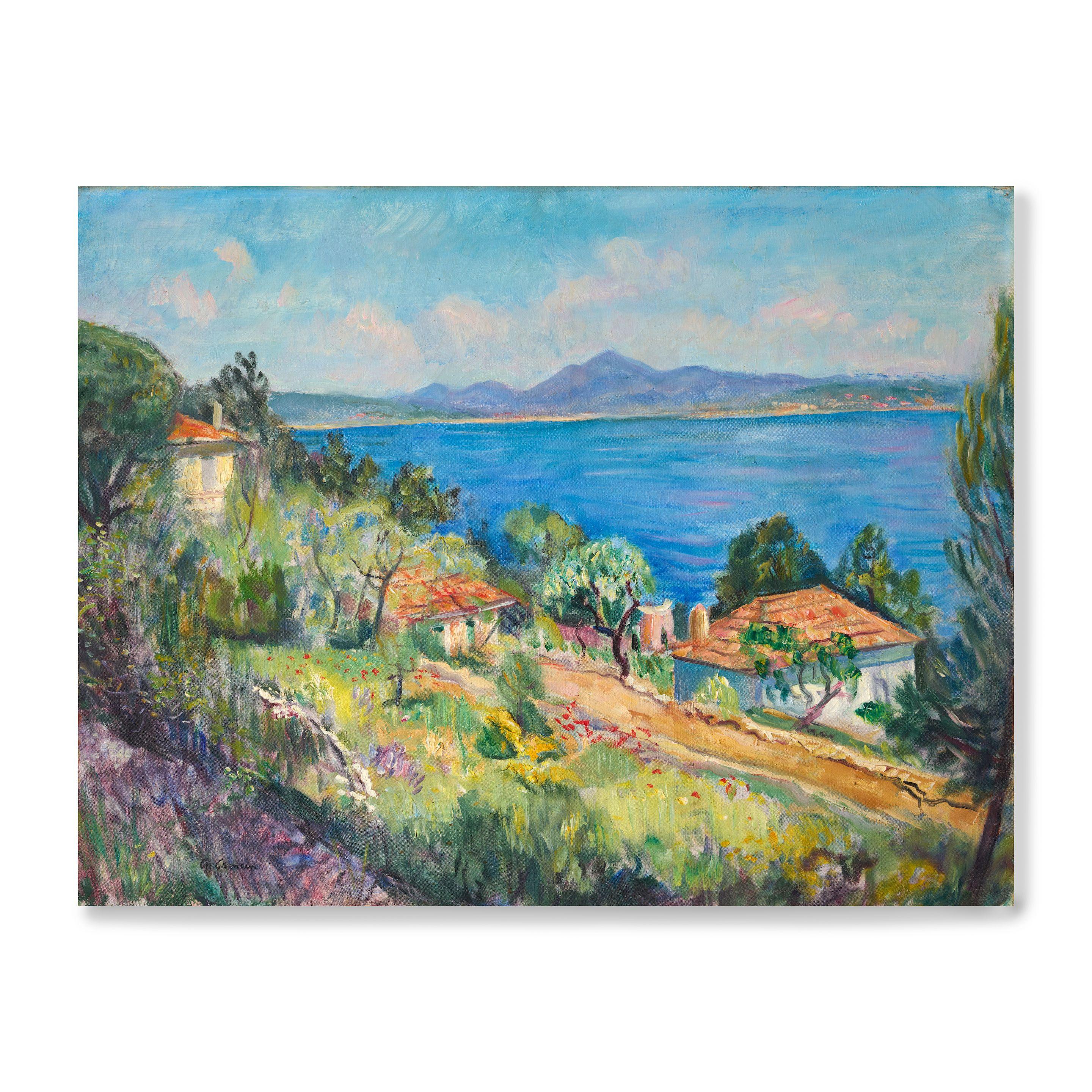 Charles Camoin - Le Favouillou et cabanons aux alentours (Golfe de Saint Tropez)