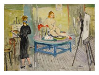 Charles Camoin - Le Modèle À L\'Académie
